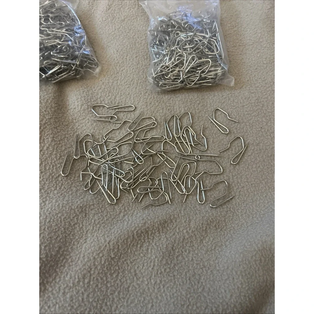 400+ Pcs Metal Curtain Hooks S Shaped Drapery Pins Stainless Steel Curtain Clips